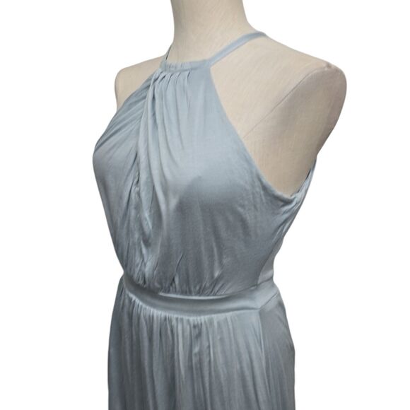 Moulinette Soeurs Rayon Blend‎ Blue Halter Fit And Flare Dress Womens Size XS - Picture 8 of 11